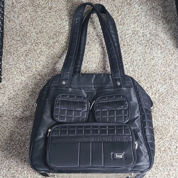 lug Handbags - Lug Black Quilted Bag